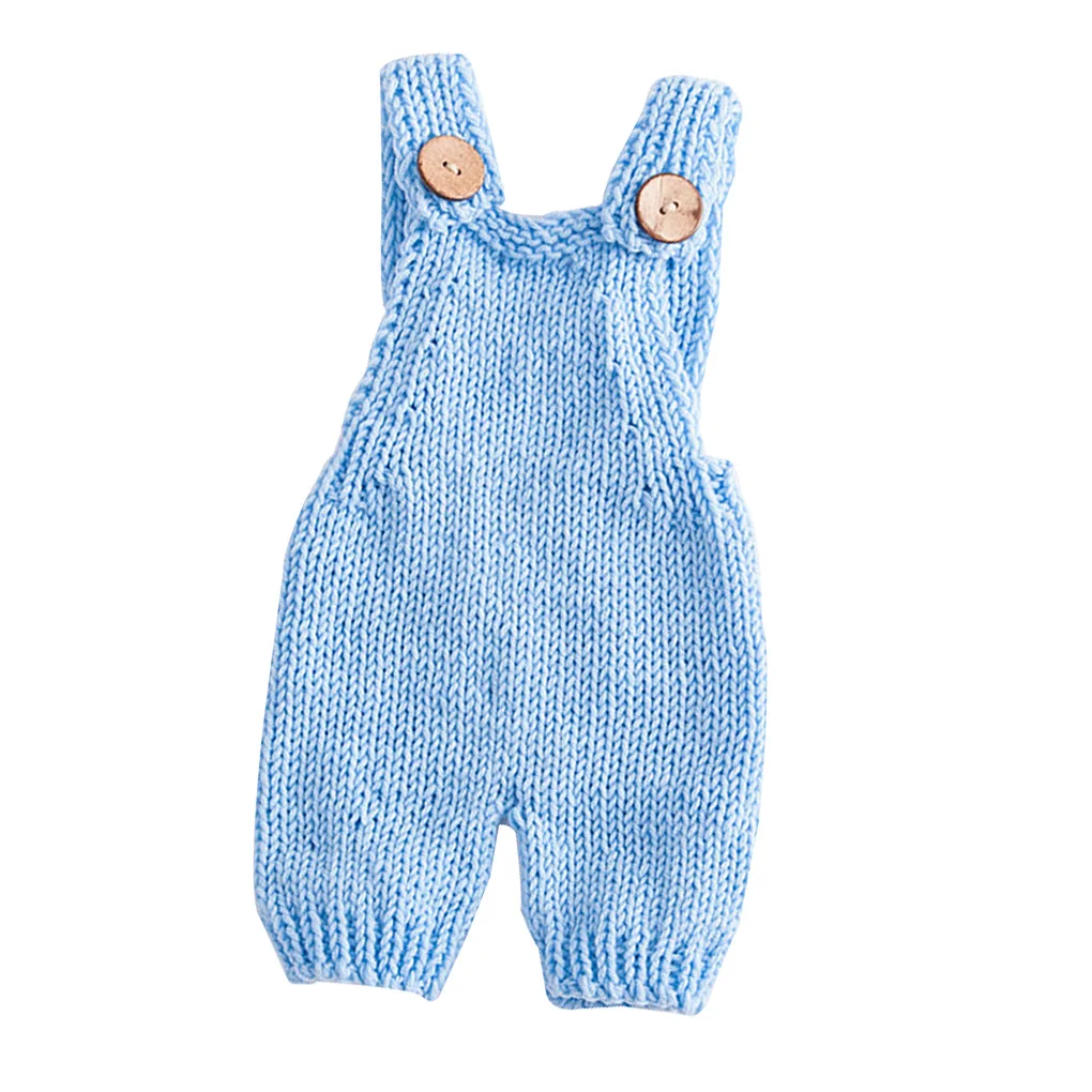NO.1 Baby Rompers Infant Suspender Knit Taking Photo 0-1 Months Little Boys Girls Cute Jumpsuit - Color: NO.1