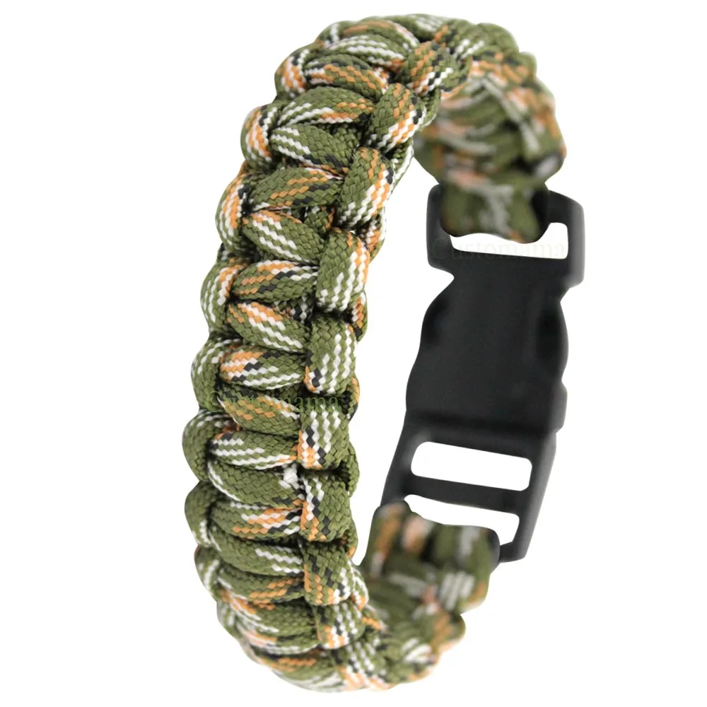 التخييم المشي لمسافات طويلة في الهواء الطلق بقاء Paracord أساور الأسود الأخضر الطوارئ التمويه الإنقاذ مجوهرات النساء الرجال الفتيان الأزياء هد... التخييم المشي لمسافات طويلة في الهواء الطلق بقاء Paracord أساور الأسود الأخضر الطوارئ التمويه الإنقاذ مجوهرات النساء الرجال الفتيان الأزياء هد...