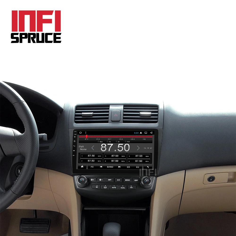 Автомобильный dvd gps плеер на android 8 1 для honda Accord 7 2003 2007 с радио навигацией