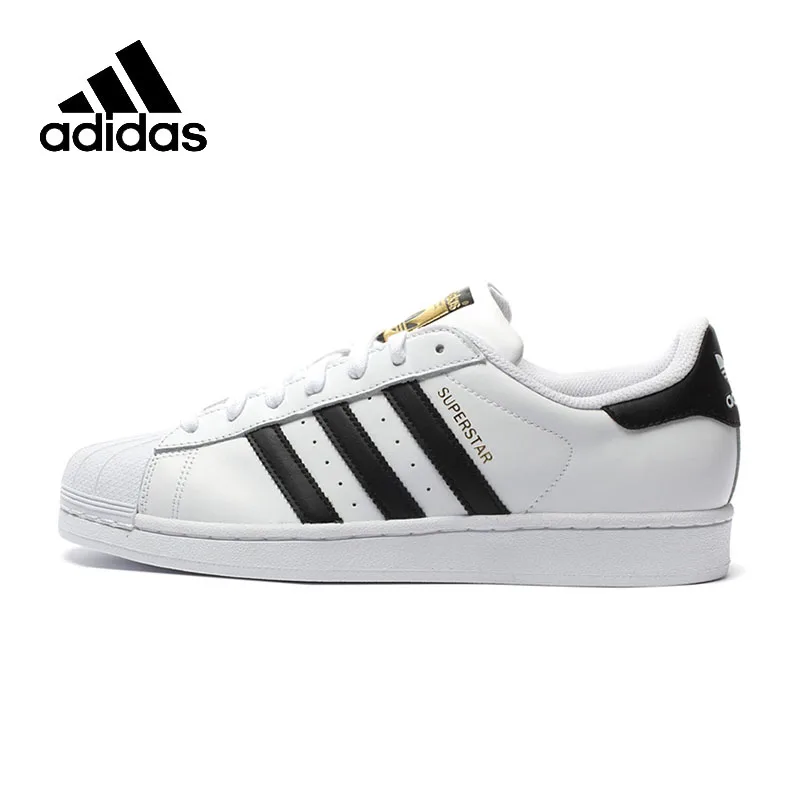 Original Adidas 2018 New Arrival Official Adidas Superstar Classics Unisex Men's and Women's Adidas Skateboarding Shoes Sneakers