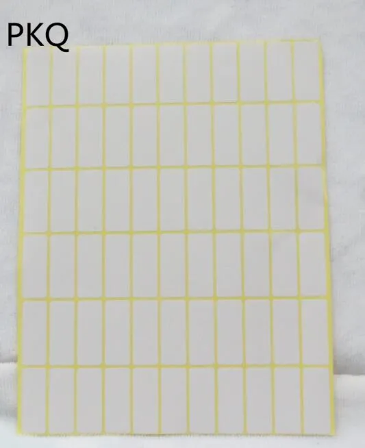 Много размеров A5 Бумага белые самоклеющиеся Стикеры чиcтая печать ярлык адреса для струйной печати лазерного принтера 15 листов