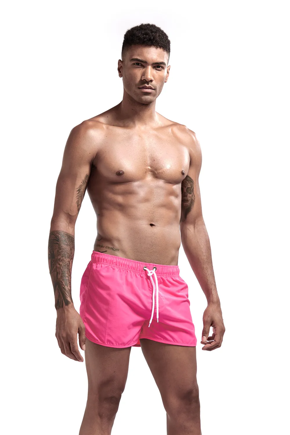 JOCKMAIL мужские пляжные шорты для серфинга, одежда для плавания, пляжные шорты для мужчин, летние мужские спортивные шорты для бега, для спортзала, мужские однотонные шорты, 14 цветов