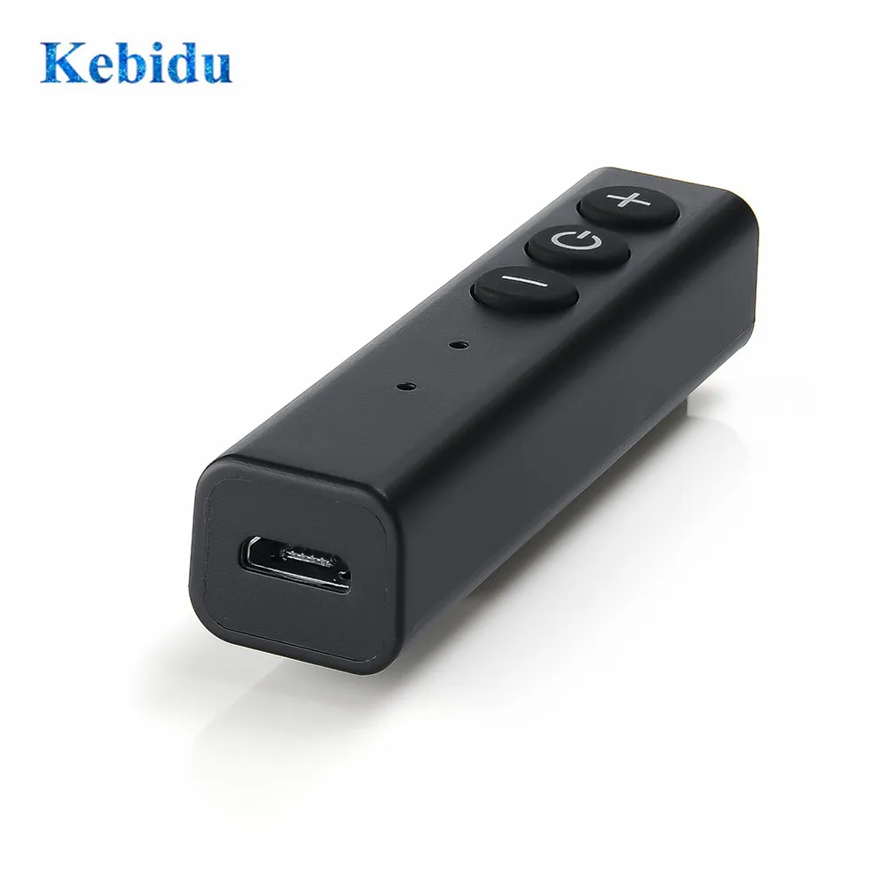 Беспроводной Bluetooth приемник KEBIDU 3 5 мм вспомогательный вход В 1 А зажим для ручки