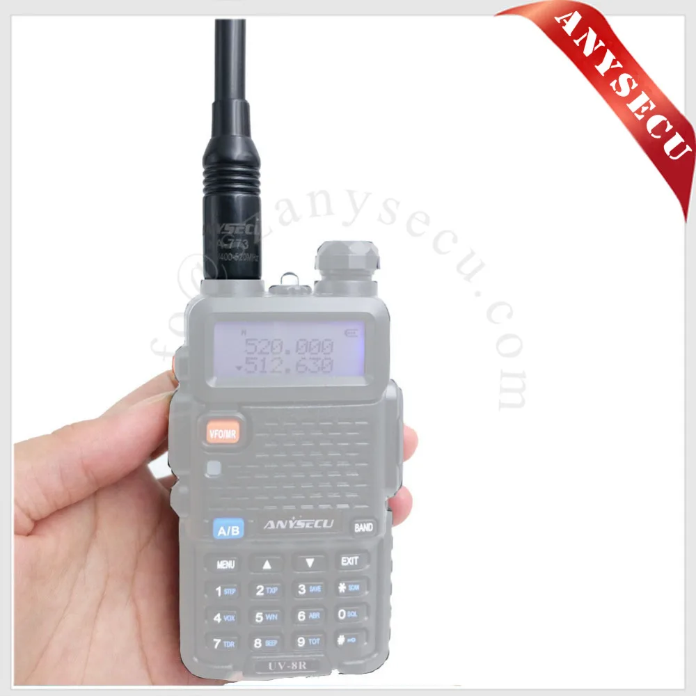 2 шт. 144/430 МГц NA 773 SMA F Женский Dual Band с высоким коэффициентом усиления антенна для