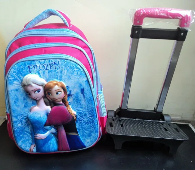 frozen school bag trolley