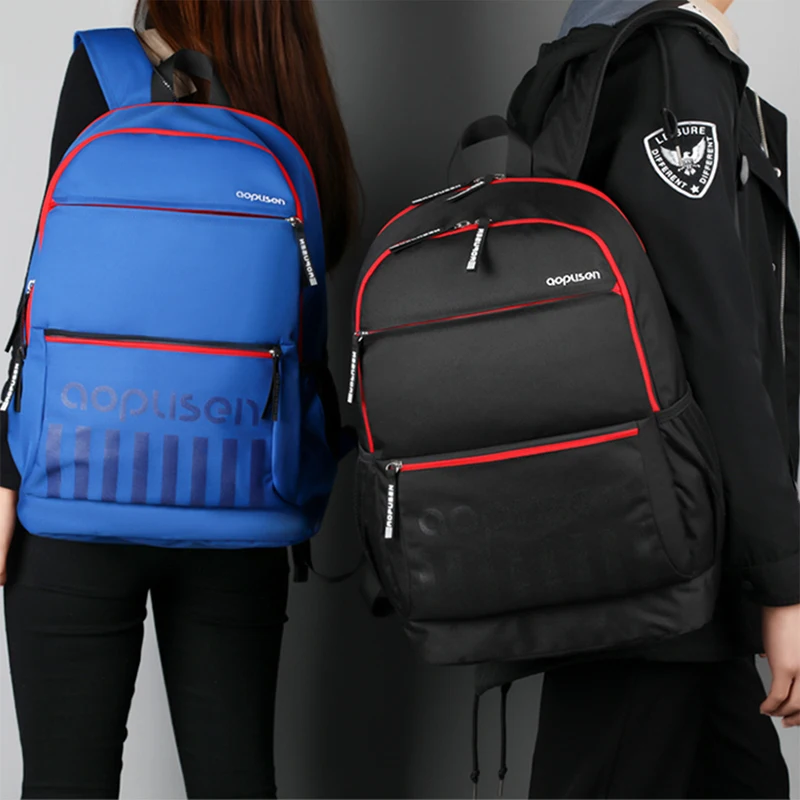 

Jorgeolea High School Student Shoulders Bag Men Nylon Casual Outdoor Travel Backpack Simple Trend Large Capacity Bag Unisex N428