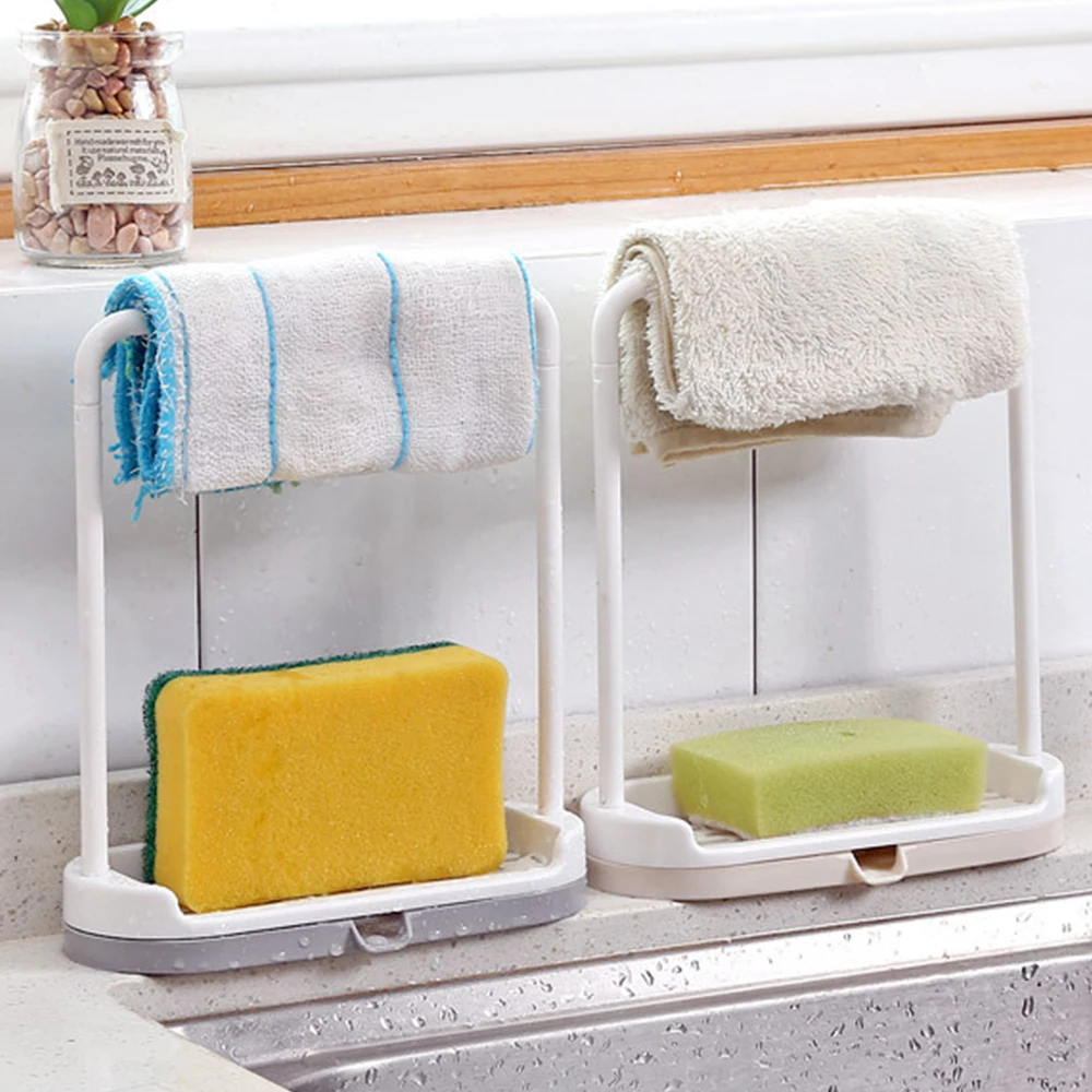 

Kitchen Countertops Storage Racks Dust Sheets Dish Drain Shelfs Free Punch Towels Cloth Sheets Rag Racks