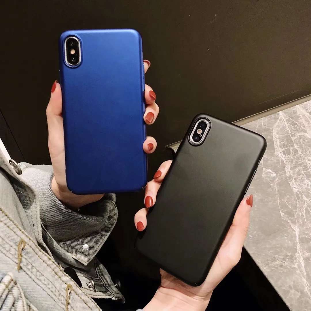 Противоударный Полный матовый чехол из поликарбоната для Apple IPhone X XS Max XR 7 8 Plus 6 6s Plus i10 10 iX 7Plus 8 P ультратонкий жесткий чехол
