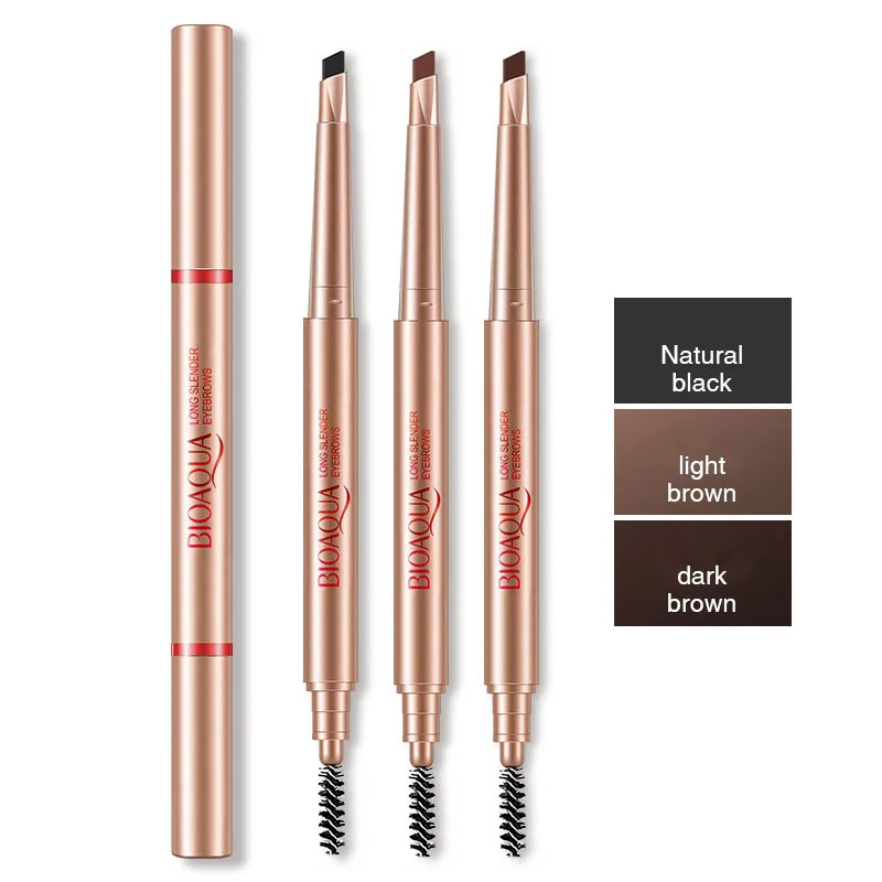 1PC Multifunction Automatic Eyebrow Pen for Long Lasting Waterproof Eyebrow Pencil With Eyebrow Makeup Brush 1PC Multifunction Automatic Eyebrow Pen for Long Lasting Waterproof Eyebrow Pencil With Eyebrow Makeup Brush