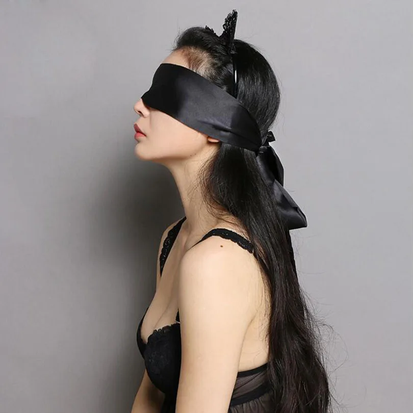 Черная Повязка высококлассная шелковая портативная маска для сна в путешествии, для отдыха, мягкая накидка, повязка для глаз, маска для сна, чехол MR099