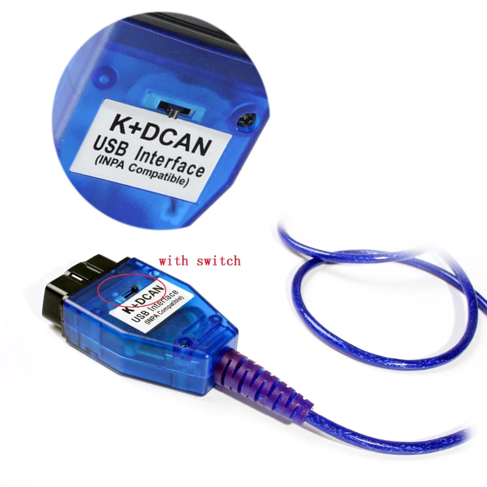 Ediabas K+ USB Интерфейс FT232RL чип для bmw OBD Может Сканер диагностический кабель включен Великобритании INPA DIS SSS NCS кодирования