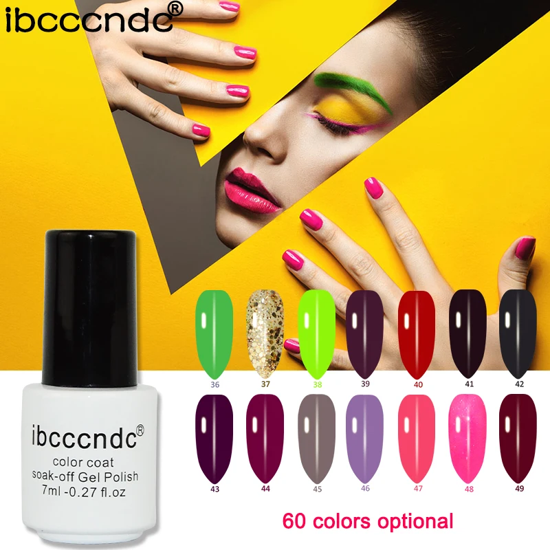 7ml Gel font b Nail b font Polish Gel Varnishes UV Base Top Coat font b