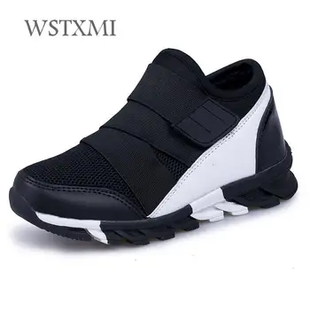 

Spring Autumn Children Sneakers for Boys Sport Shoes Breathable Mesh Flats Big Kids White Running Fashion Casual Shoes for Girls