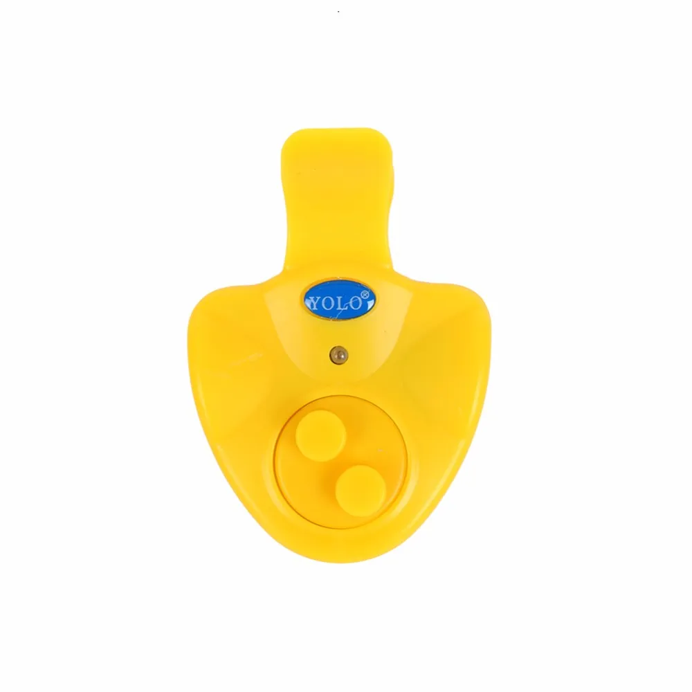 Vara de Pesca Alerta de Luz Eletrônico do Finder Preto Universal Alarme Som Led Clip on Pesca Rod 2016 s 17 Preto Universal vara de Pesca Alarme Eletrônico