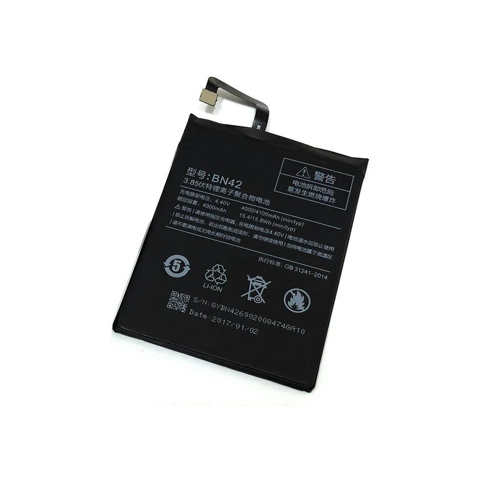 

for Xiaomi Phone Battery BN42 4000mAh High Capacity High Quality for Xiaomi Redmi 4 Replacement Battery Redmi 4