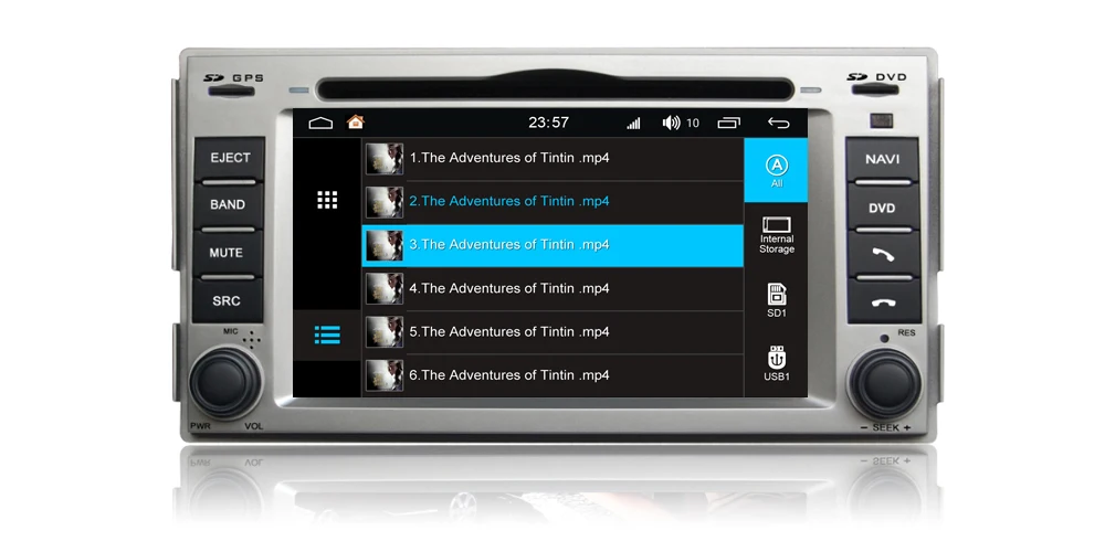 Sale Liandlee For Hyundai Santa Fe 2006~2011 Car Radio Camera OBD TV BT Wifi CD DVD Player GPS Map Nav Navi Navigation Android System 18