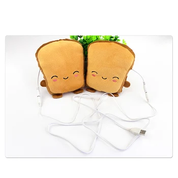 

1 Pair USB Hand Warmer Heated Gloves Toast Hand Warmers Winter Fingerless Gloves Xmas Gift TB Sale