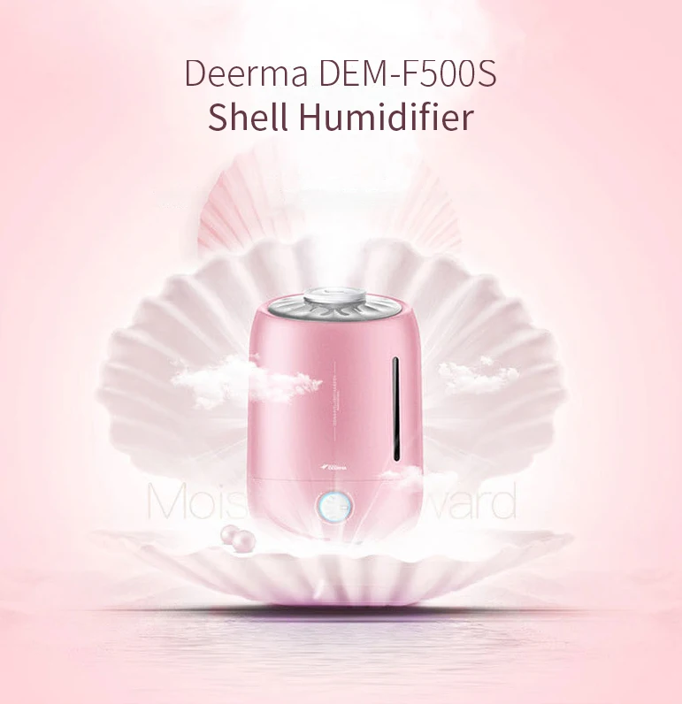 Youpin Deerma DEM-F500S 5L Air Humidifier Aroma Diffuser Oil Ultrasonic Mist Maker Home Water Diffuser 350ml/h Fog