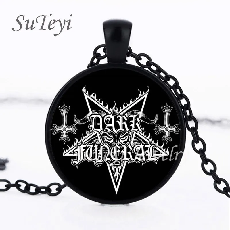 

Lucifer Satan logo sign silver Supernatural jewelry Black Butler necklace Pentacle pentagram pendant for men and women wholesale