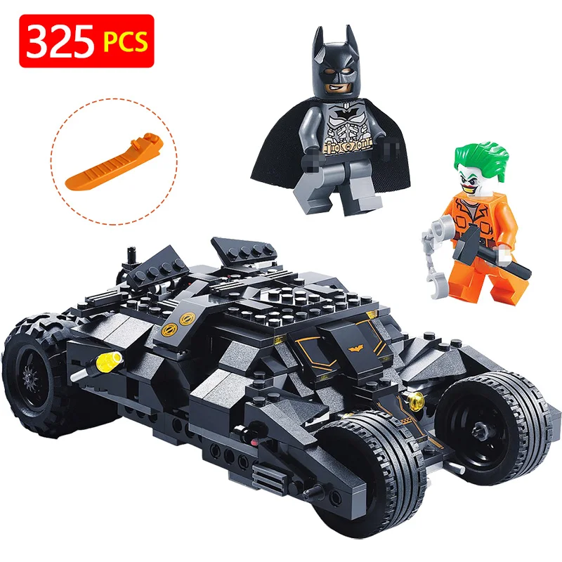 

Super Heroe Batman Compatible With LegoINGly Batman Race Truck Car Kryptonite Interception Technic Blocks SetS DIY Briks Toys