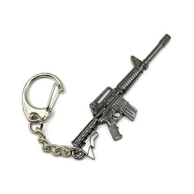 100 шт брелоки для горячих игр 20 видов стилей PUBG CS GO брелоки в виде оружия AK47 модель оружия 98K снайперские брелоки «винтовки» для мужчин подарки - Цвет: A13