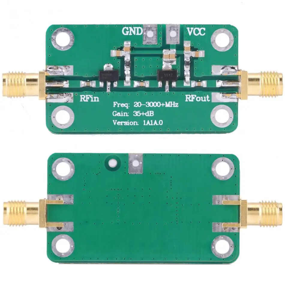 Vbestlife 20-3000 МГц широкополосный Радиочастотный усилитель с низким уровнем шума радиочастотный LNA коэффициент усиления: 35 дБ