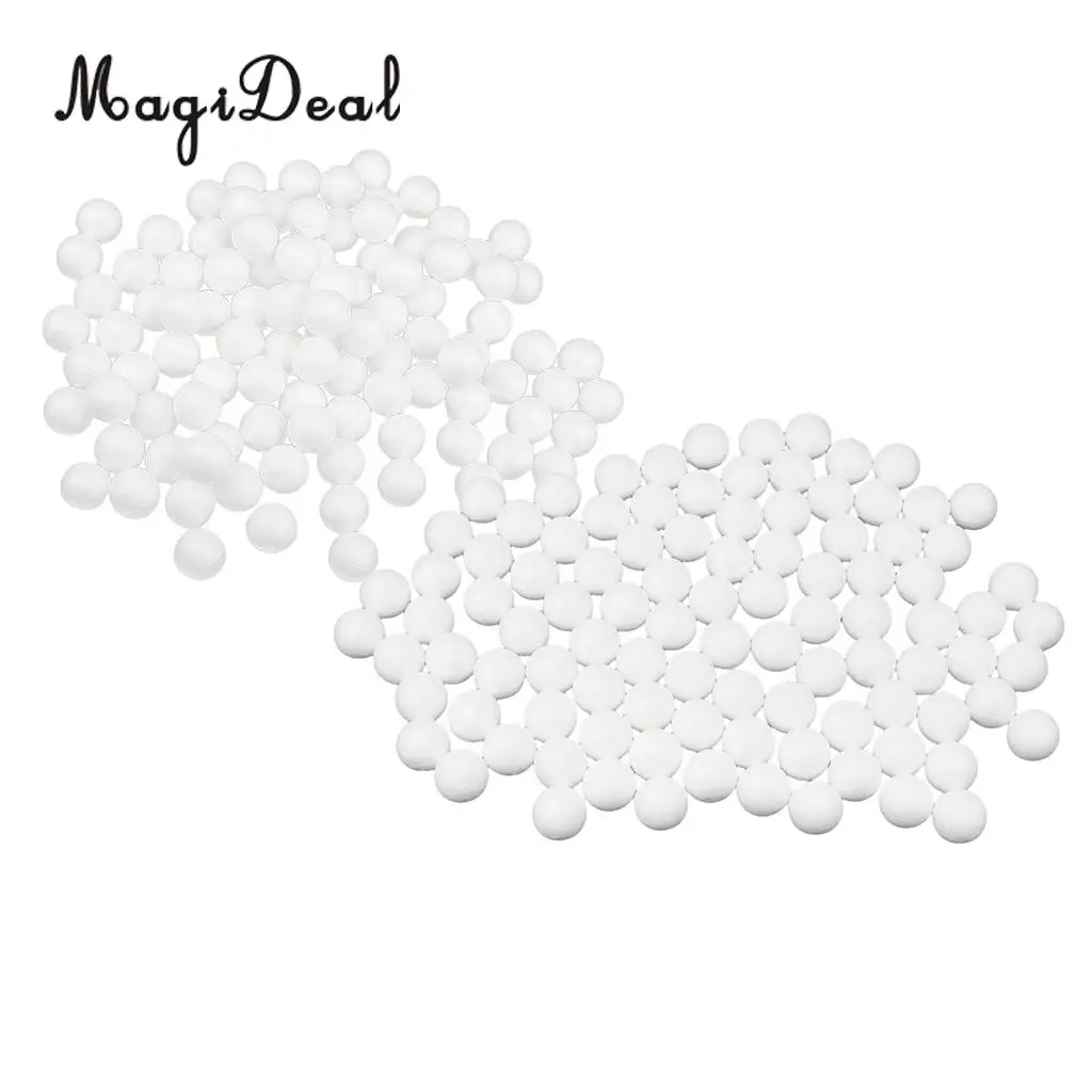 200Pcs 25mm 27mm White Modelling Polystyrene Styrofoam Foam Ball Spheres For DIY Crafts Supplies Wedding Christmas Decorations
