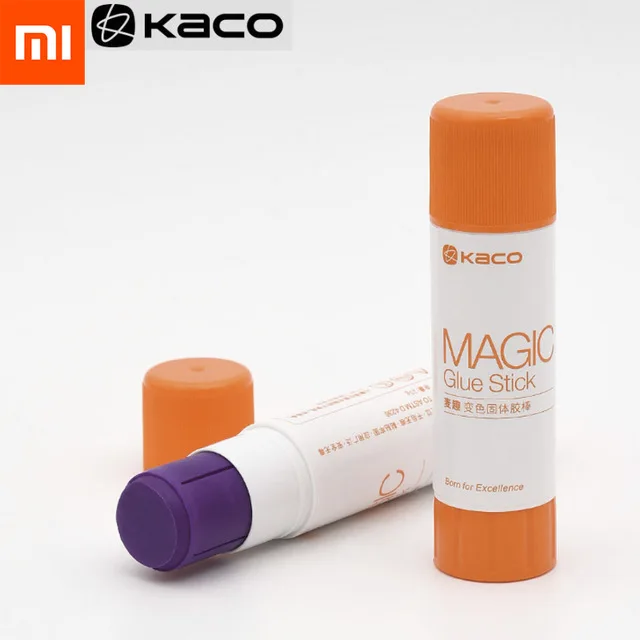 Kaco волшебный клей-карандаш 2 шт./упак. фиолетовый Цветной лента, офисные и школьные принадлежности канцелярские товары