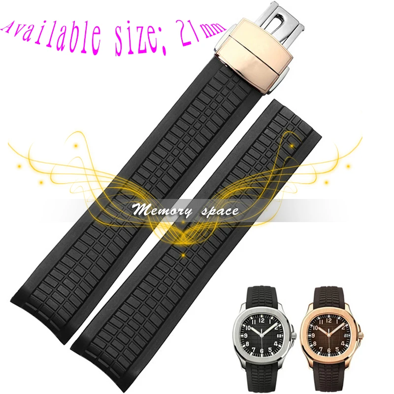 2015 New Arrival 21mm Men Waterproof Black Silicone Rubber stainless