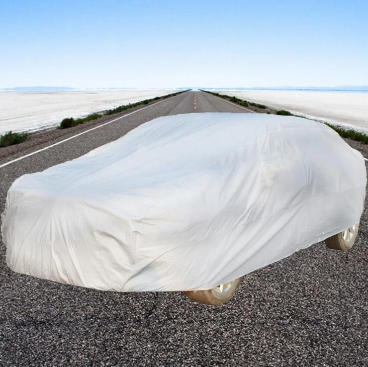 Автомобильный Крытый Открытый полный автомобильный чехол singledeck Sun UV снег Защита от пыли Размер S M L XL XXL Материал peva Wh