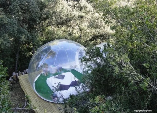 aBubble tent