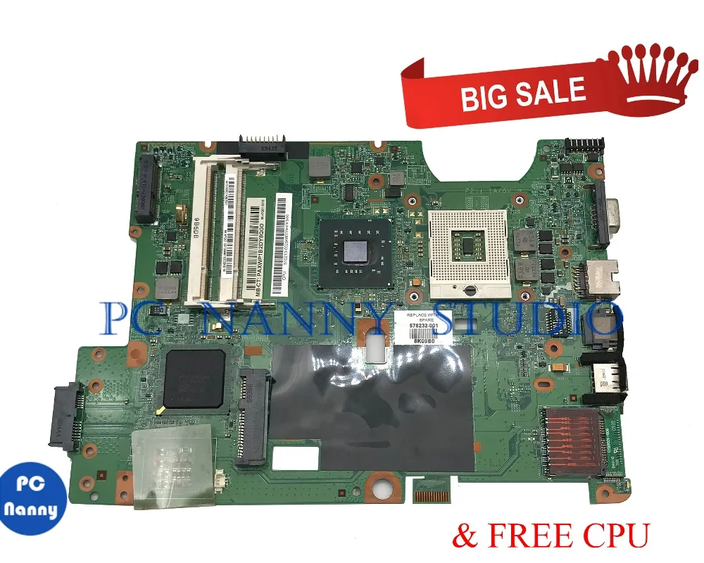 ПК Няня для HP Compaq CQ60 G60 Материнская плата ноутбука 578232-001 DDR2 протестирована |