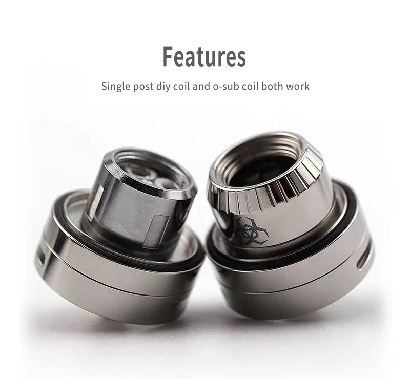 Original Advken Dominator Subohm Tank 24mm with Diy deck electronic cigarette atomizer tank for 510 thread vape mod vs TFV 8 Original Advken Dominator Subohm Tank 24mm with Diy deck electronic cigarette atomizer tank for 510 thread vape mod vs TFV 8