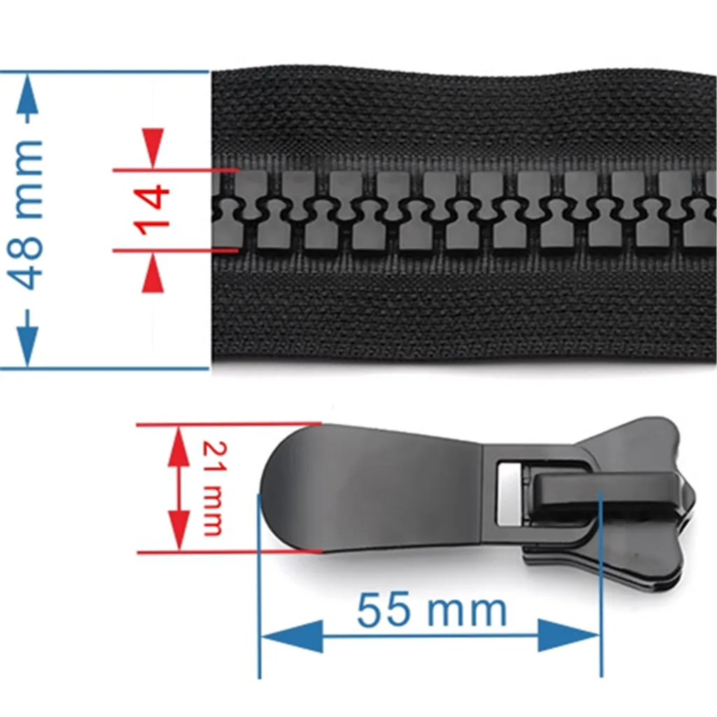 #20 Resin Black Marine Zippers for Boat Tops Outdoors Many Sizes 24