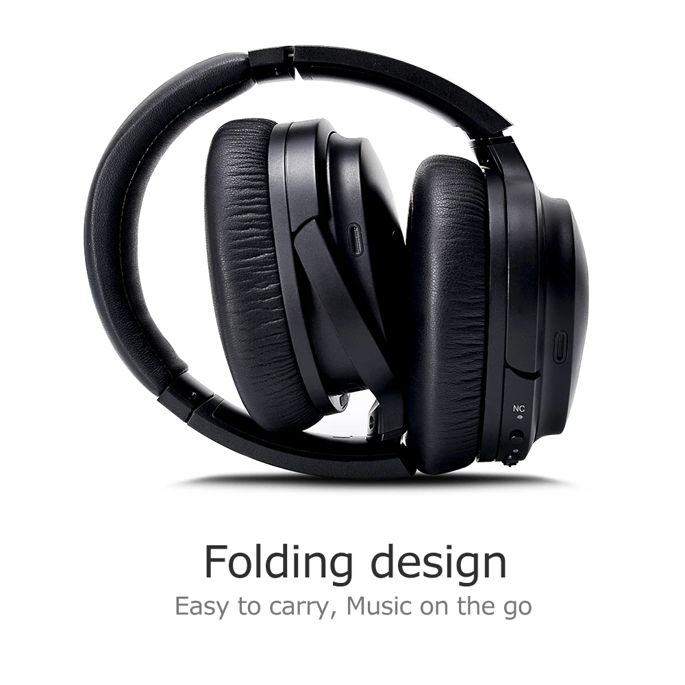 Cowin SE7 Active Noise Cancelling Wireless Bluetooth Headphones Over-ear Portable Headset with microphone for phones music apt-x