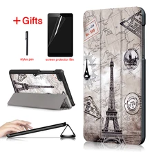 Тонкий Магнитный откидной крышкой чехол для lenovo Tab 7 Essential TB-7304F TB-7304I TB-7304x Крышка для lenovo Tab 7 Essential чехол