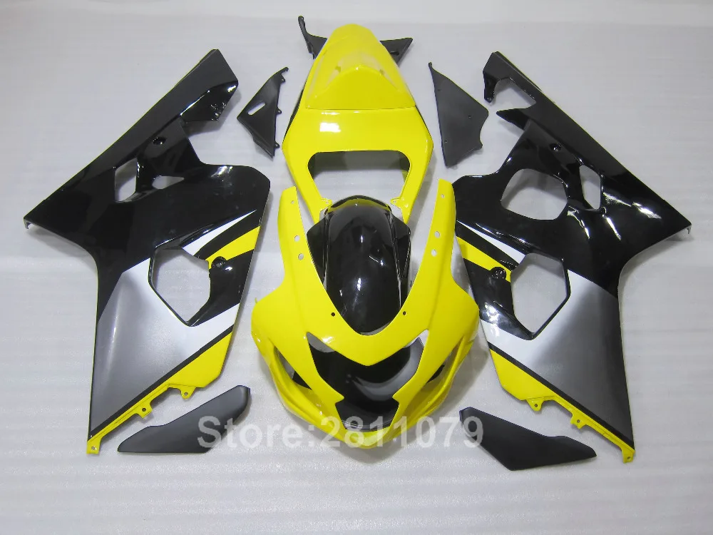 Комплект обтекателей для мотоцикла Suzuki SRAD GSXR600 04 05 GSXR 600 750 2004 2005 желто-черные