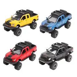 Сплав Форд Raptor эмулированный большие колеса автомобиля игрушки для детей 4 Цвета