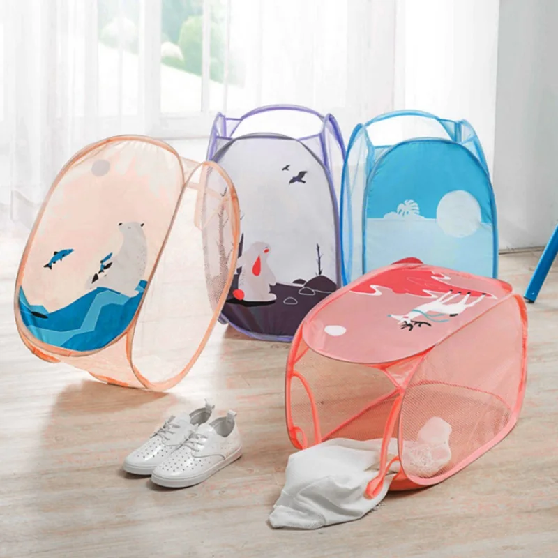 

New Foldable Cartoon High Capacity Dirty Clothes Storage Cute Cartoon Animal Household Supplies