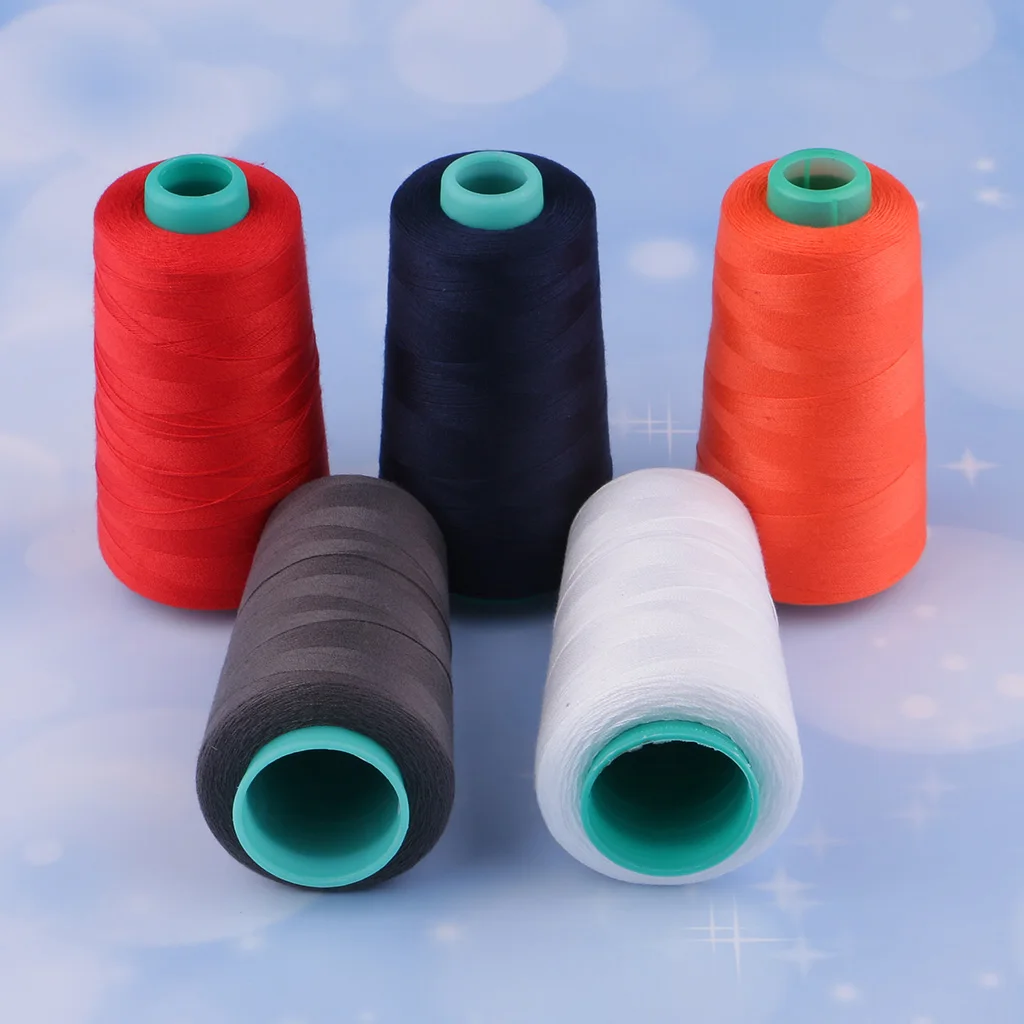 

1500 Yards All-Purpose Polyester Hand Machine Sewing Thread for Carpet Canvas Jeans 20S/2