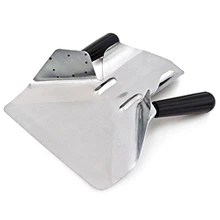 Чип-лопата из нержавеющей стали утолщенная картофель фри Лопата Чип Упаковочная Лопата Воронка попкорн сервировочная ложка