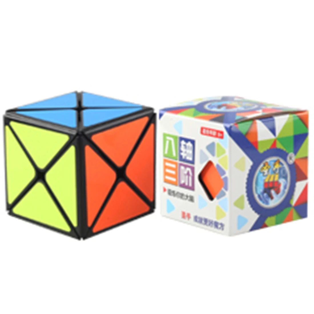 Shengshou Legend 8 Axis Magic Cube Dino Skew Cube 57 мм Twist Puzzles профессиональные Развивающие игрушки для детей игры