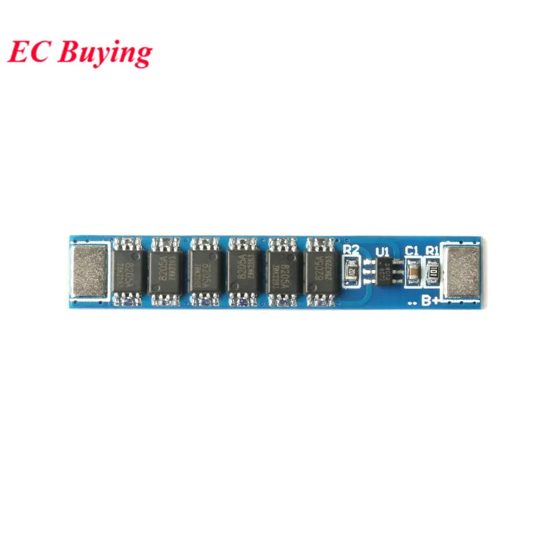 Защитная плата для аккумулятора li ion 3MOS 4MOS 6MOS BMS PCM 1S 3 7 В модуль зарядки зарядного