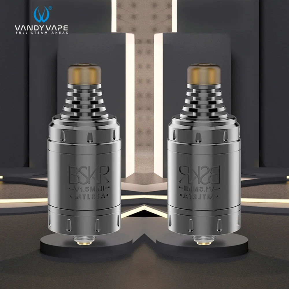 Vandy vape BSKR V1.5 Мини MTL RTA атомайзер с Ni80 Сверхтонкий MTL плавленый Clapton провод VS Berserker V1.5 электронная сигарета