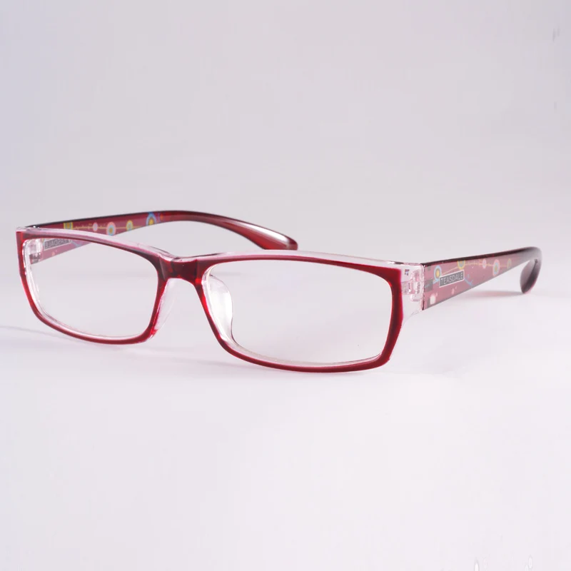 Ultra Light Tr90 Wine Red Eyeglasses Frame Female Purple Glasses Myopia