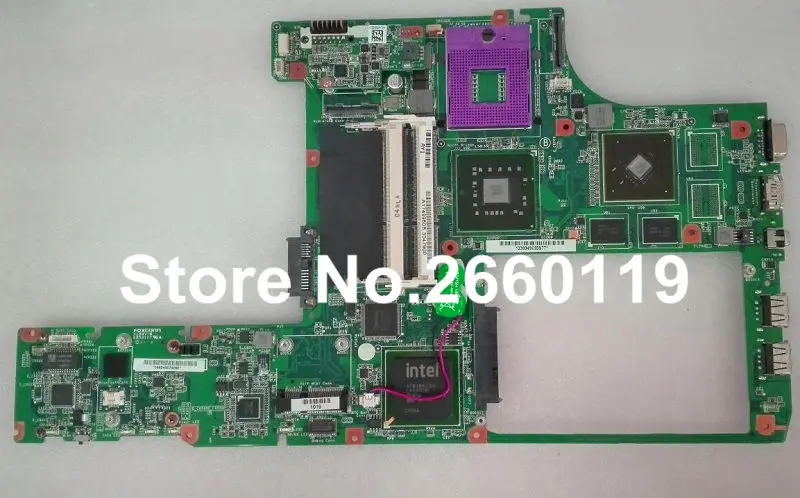 laptop motherboard for sony MBX-214 with 2 video chips system board fully tested and working well