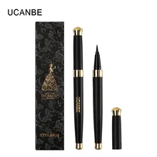 Жидкая Водонепроницаемая подводка для глаз Водонепроницаемая натуральная долговечная быстрая/быстросохнущая Черная Подводка для глаз карандаш UCANBE макияж