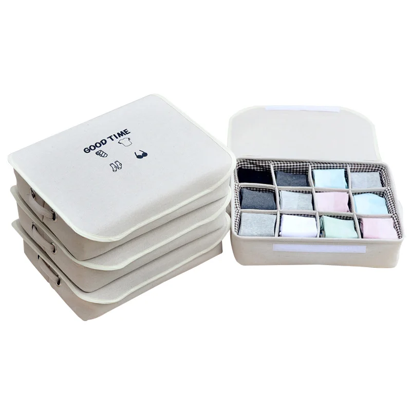 12 Cells Drawer Closet Organizers Boxes For Underwear Bra Home Storage Non-woven Scarfs Socks Bra Organizer Storage Box 12 Cells Drawer Closet Organizers Boxes For Underwear Bra Home Storage Non-woven Scarfs Socks Bra Organizer Storage Box