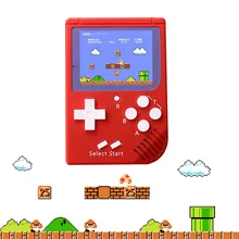 TENZERO перезаряжаемая Ретро портативная игровая консоль 8 бит 2,5 дюймов lcd цветной видео игровой плеер встроенный литиевый аккумулятор