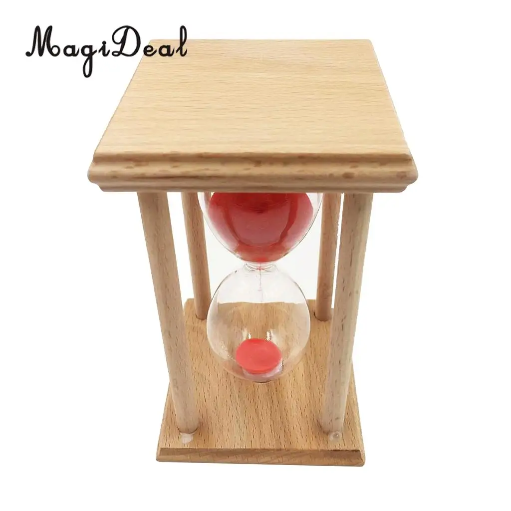 Hourglass Sandglass Sand Clock Timers Kitchen Cooking Timer 20 Minutes,Red